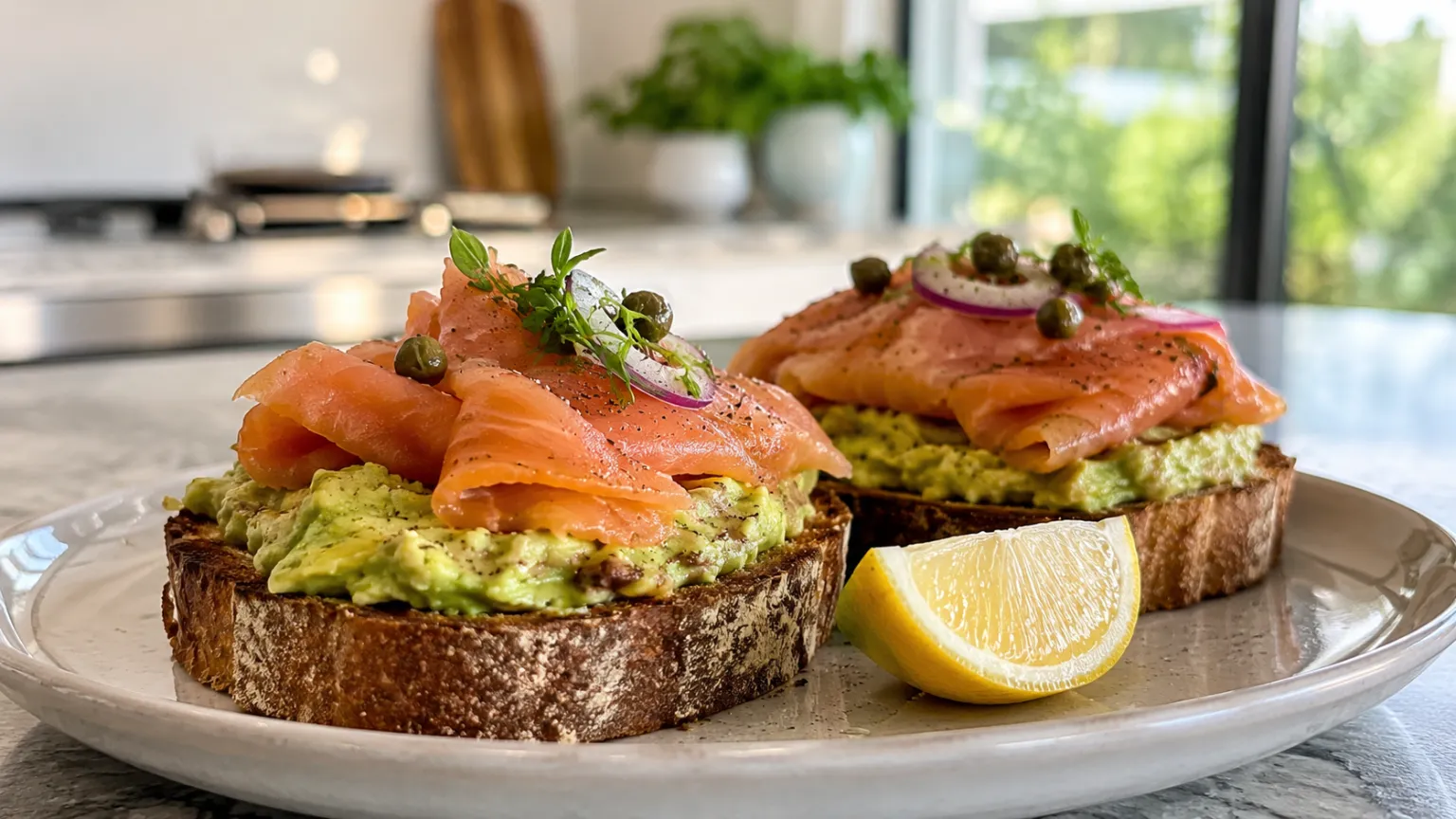 Smoked Salmon Avocado Toast