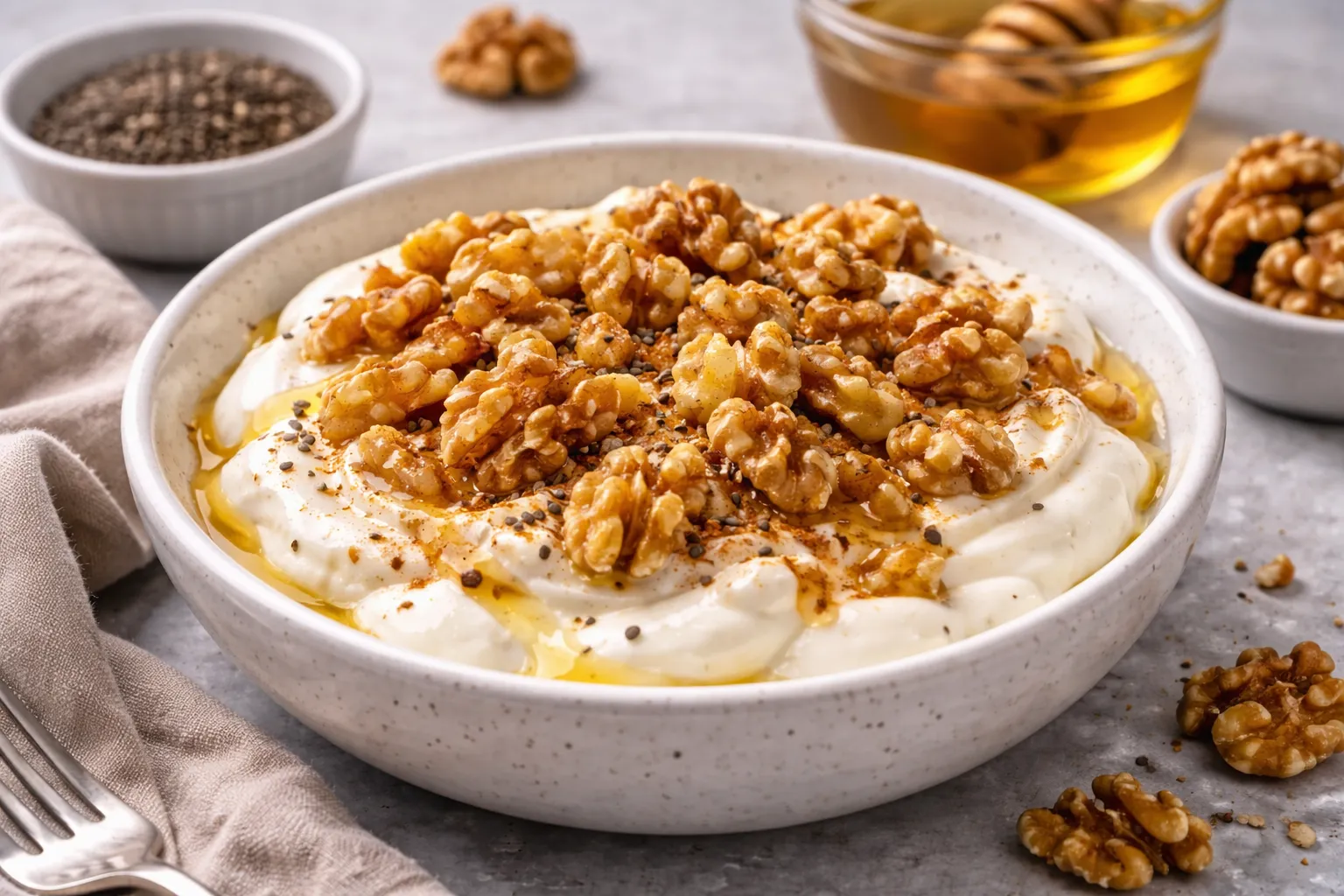 Punomasni grčki jogurt s orasima (Keto)