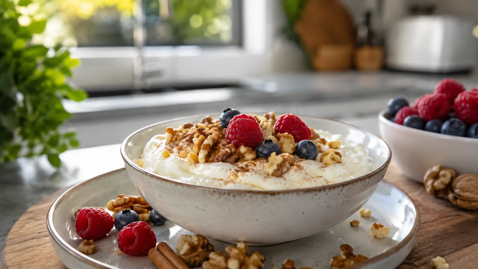 Full-Fat Greek Yogurt with Walnuts (Keto)