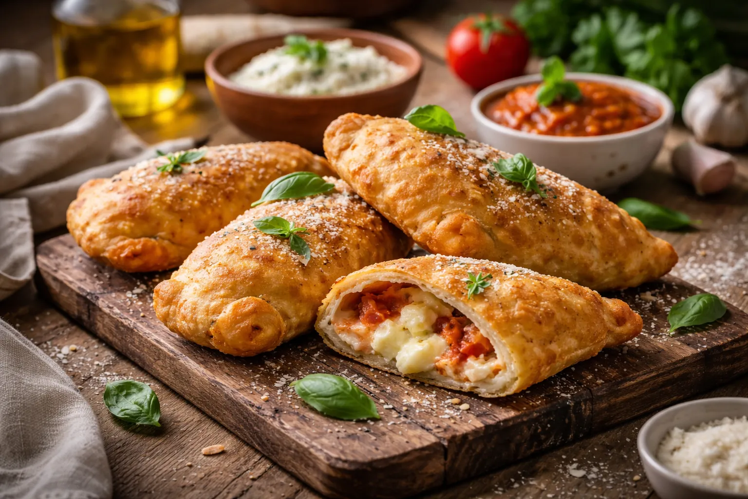 Calzone fritto (Prženi italijanski calzone)