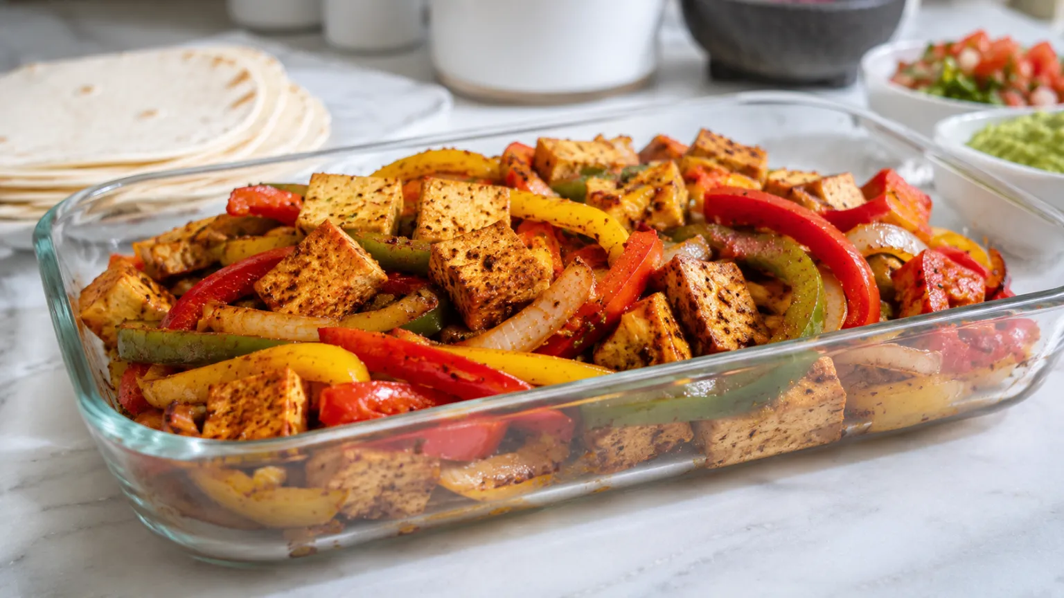 Vegan Tofu Fajitas