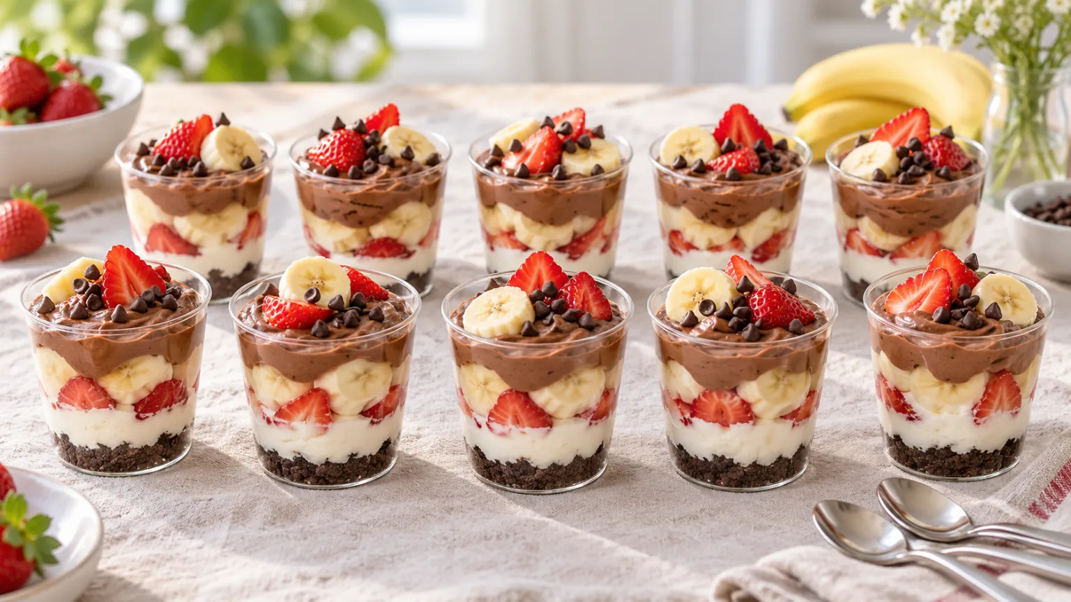 Cake Cups for Kids – Quick Fruit and Chocolate Recipe