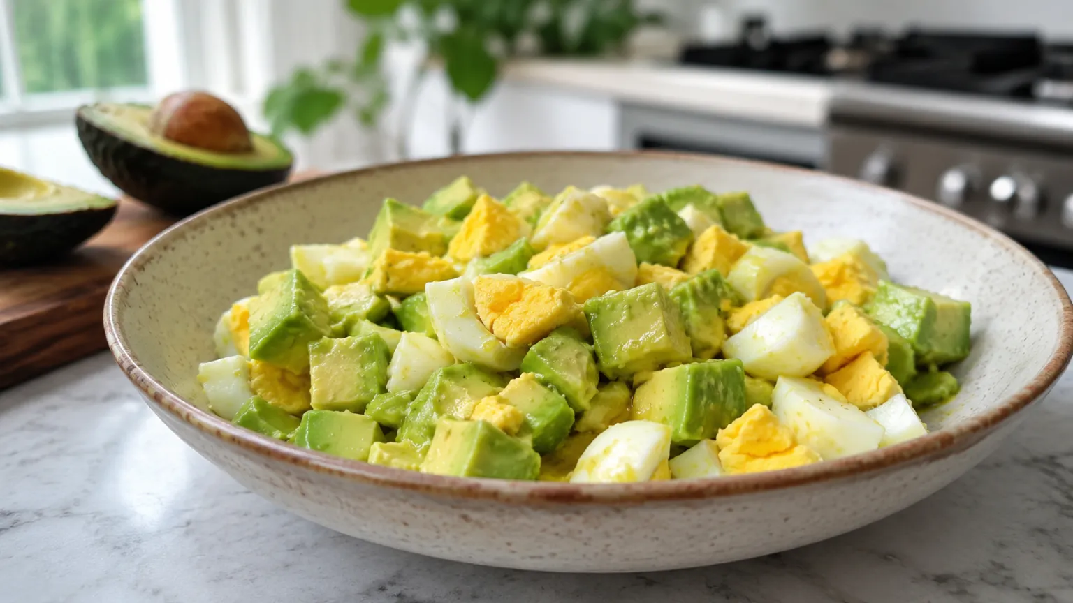 Keto Egg and Avocado Salad