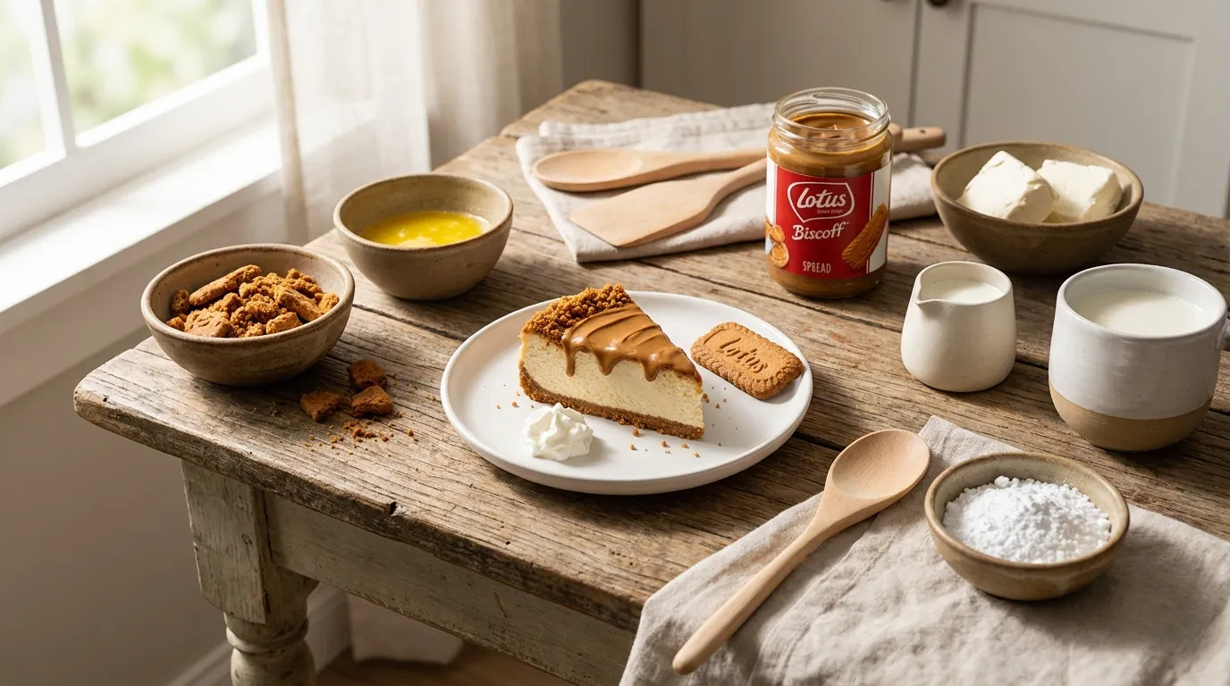 Lotus Biscoff Cheesecake Recipe – Easy Homemade Method