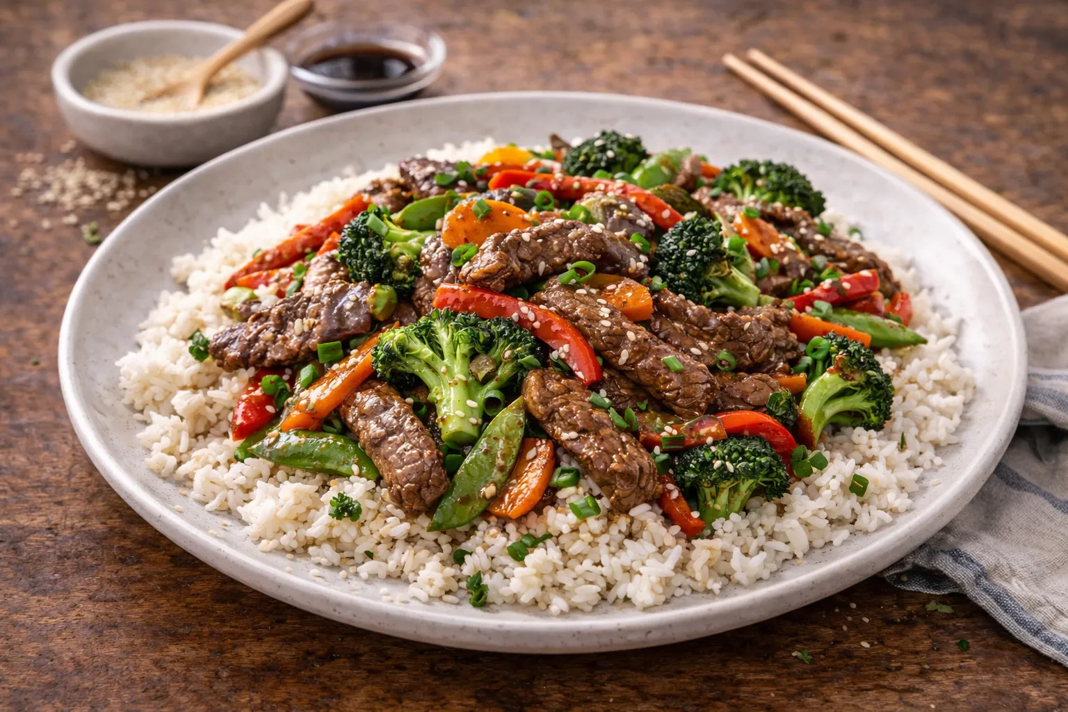 Beef Stir-Fry with Vegetables (Quick, High Protein)
