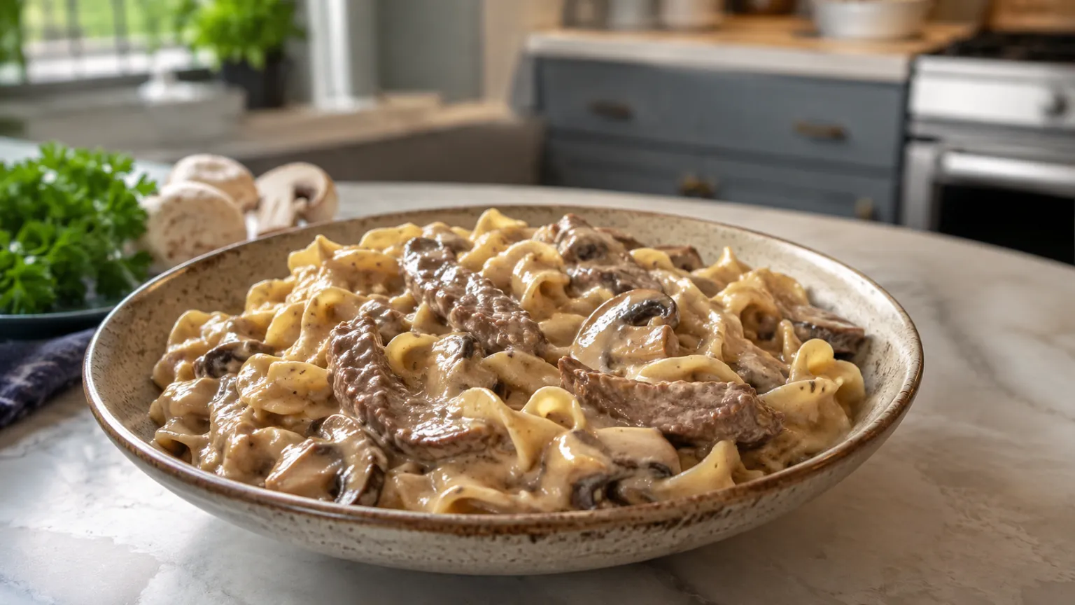 Beef Stroganoff