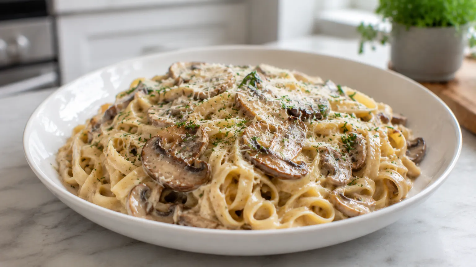 Creamy Mushroom Pasta