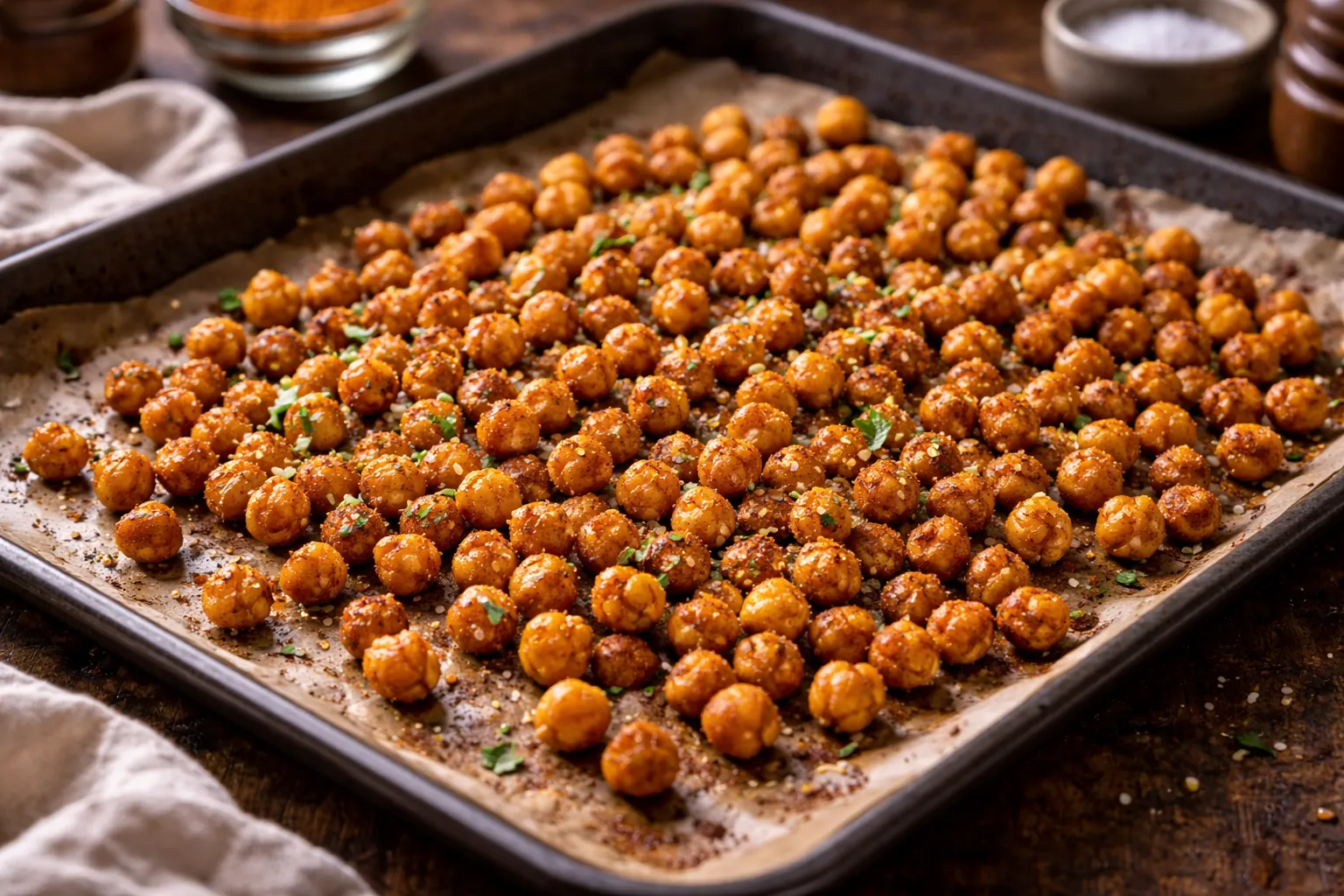 Pečeni slanutak (hrskava užina) – zdrava grickalica iz rerne