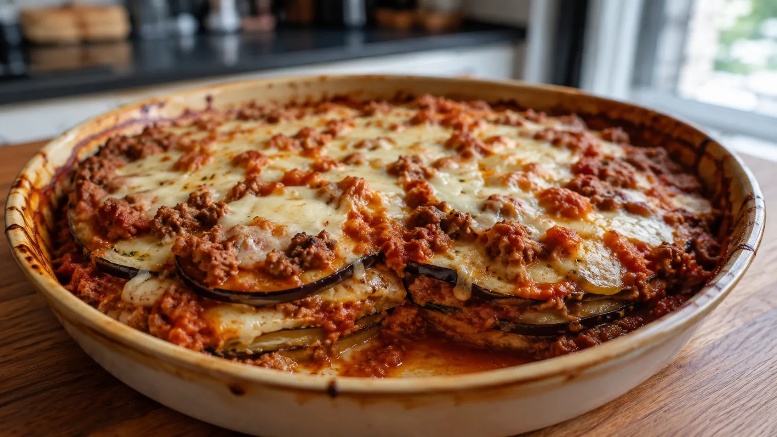 Keto Patlıcan Lazanya
