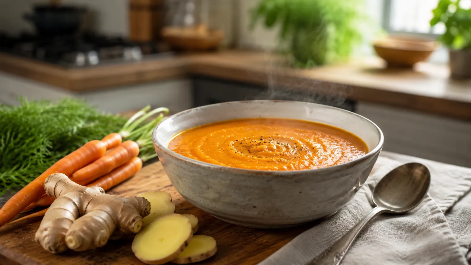Carrot & Ginger Soup