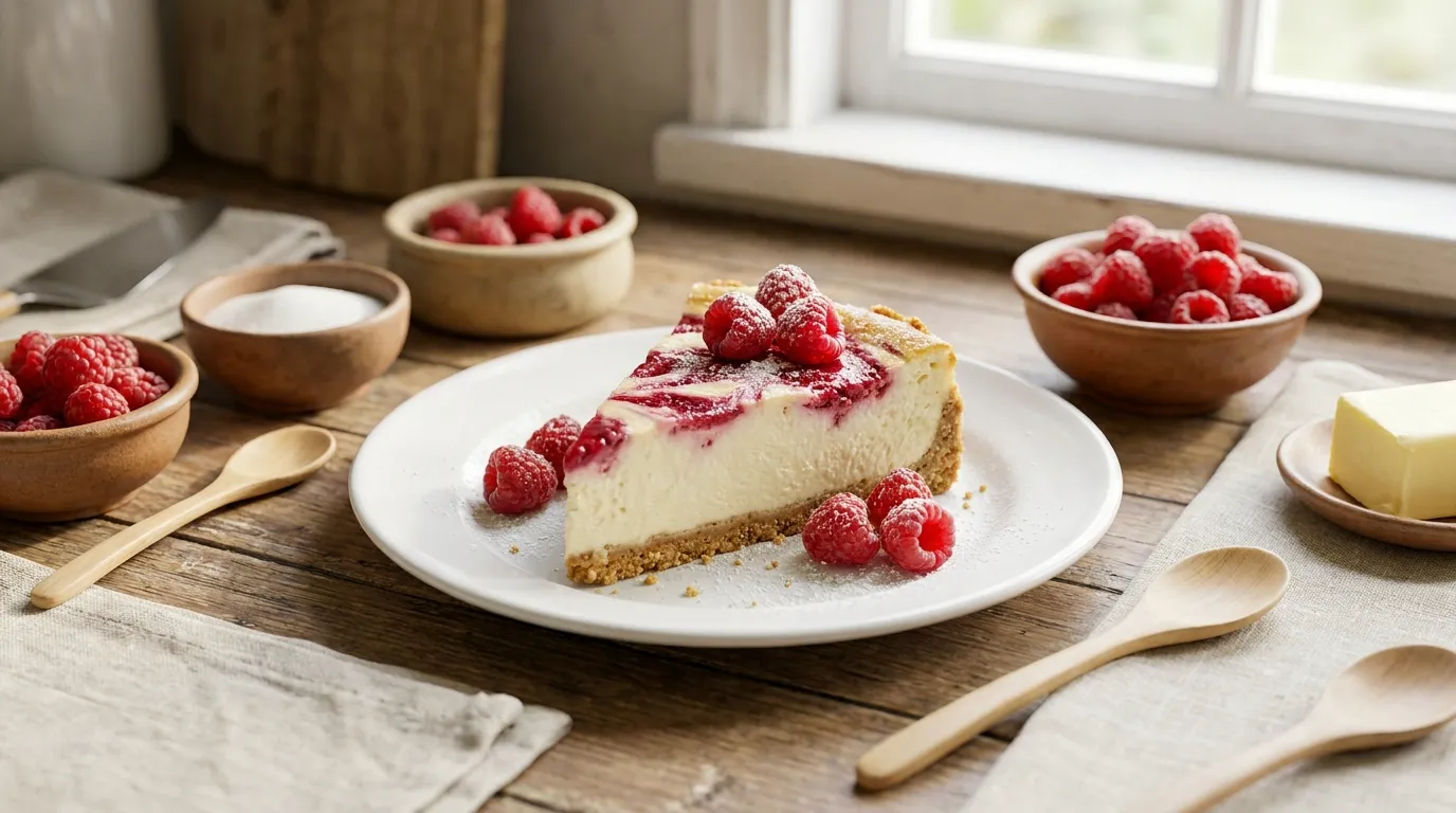Raspberry Cheesecake Recipe – Easy Homemade Method