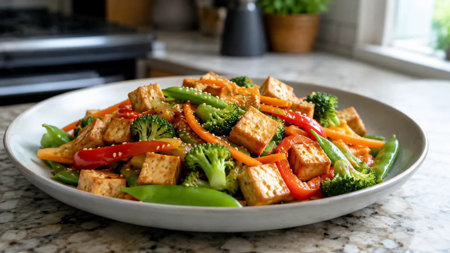 Vegetable Tofu Stir-Fry
