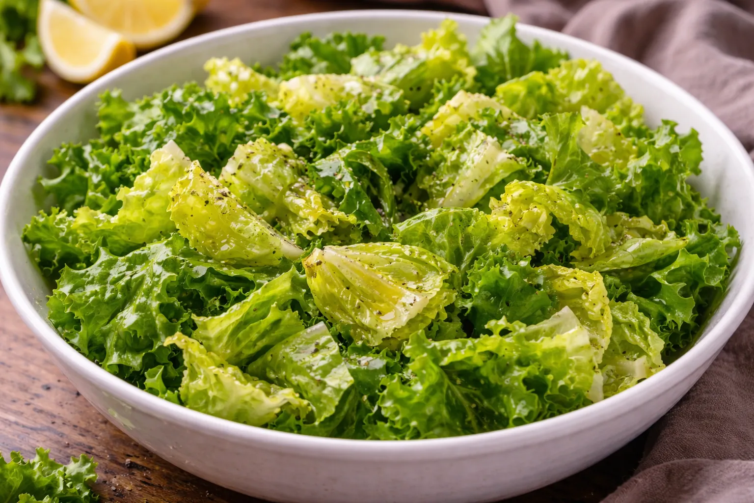 Keto Green Salad with Olive Oil