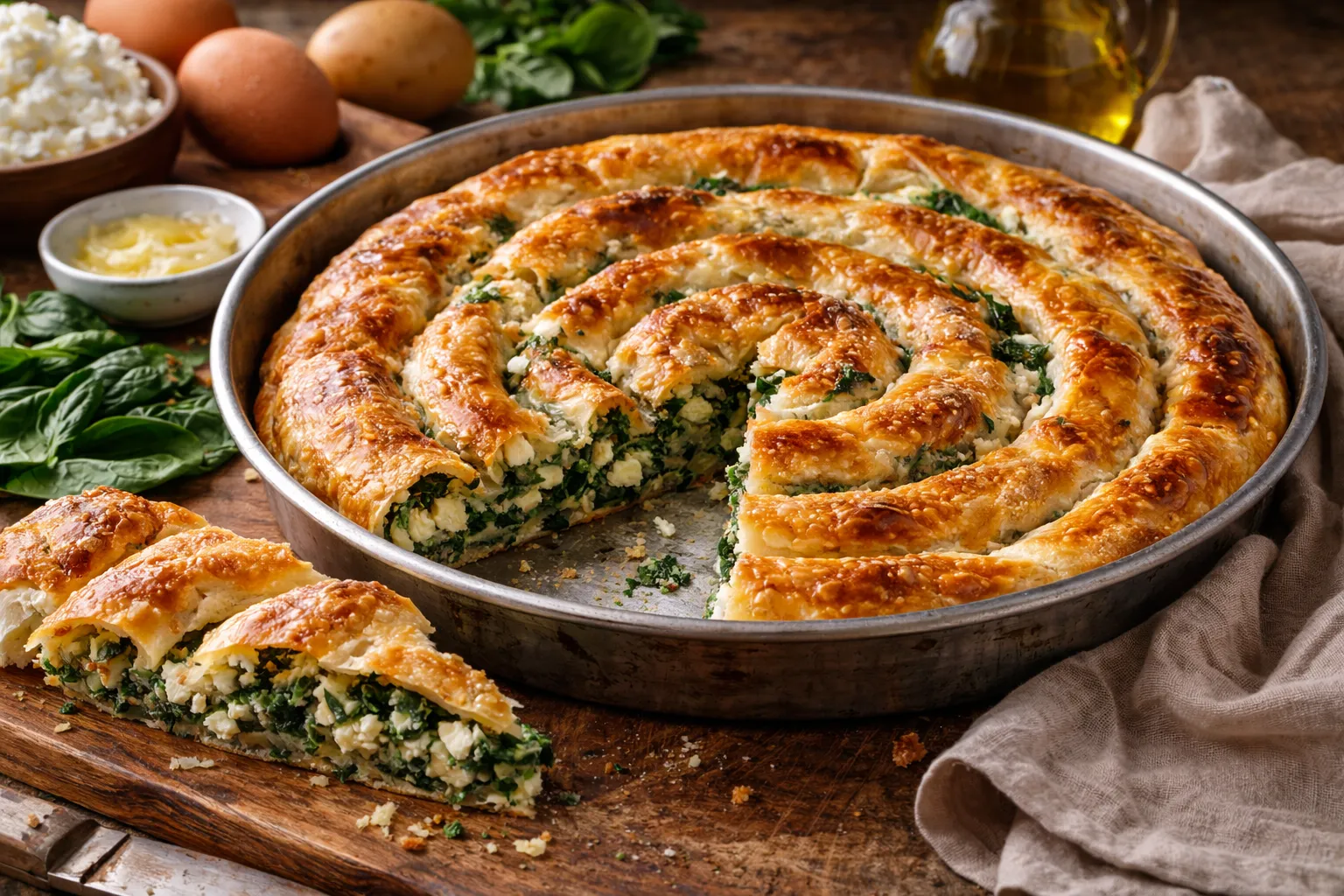 Spinach and Cheese Pie (Zeljanica)