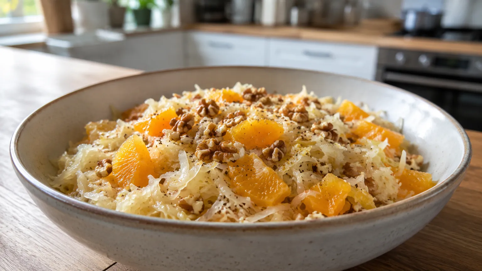 Sauerkraut & Orange Salad (10 Minutes)