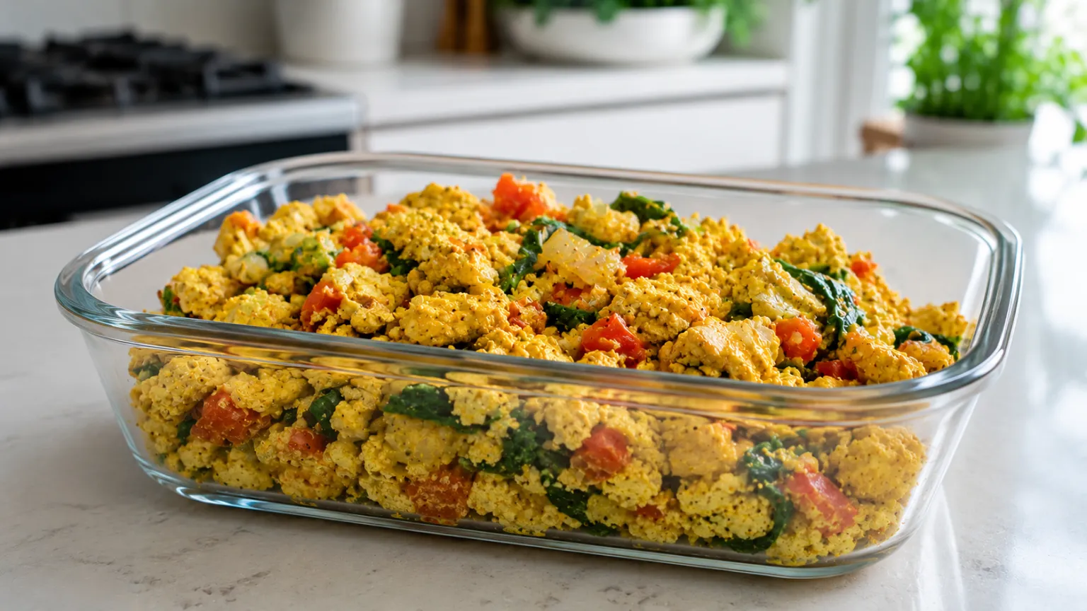 Vegan Chickpea Flour Scramble