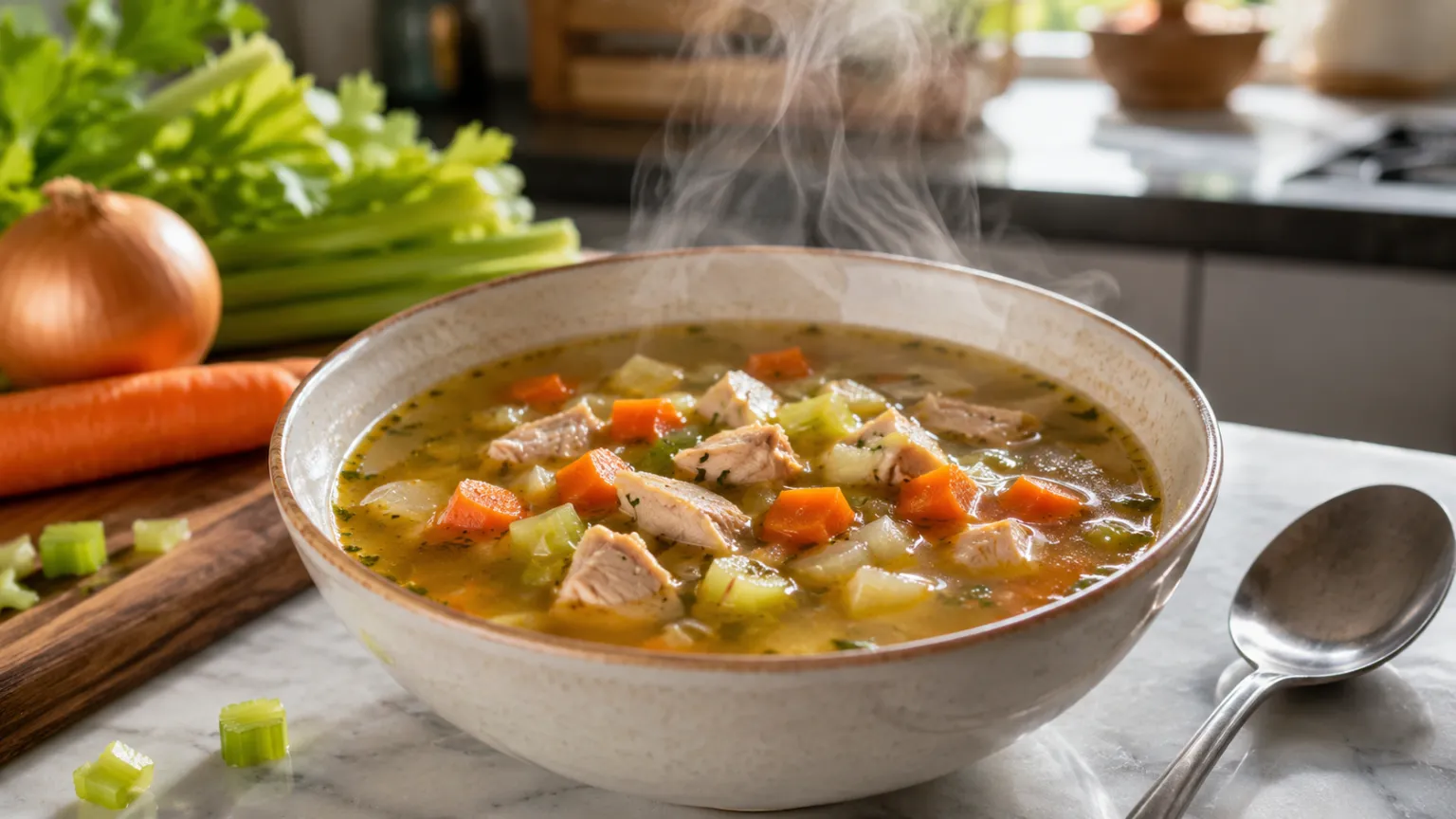 Light Chicken Vegetable Soup