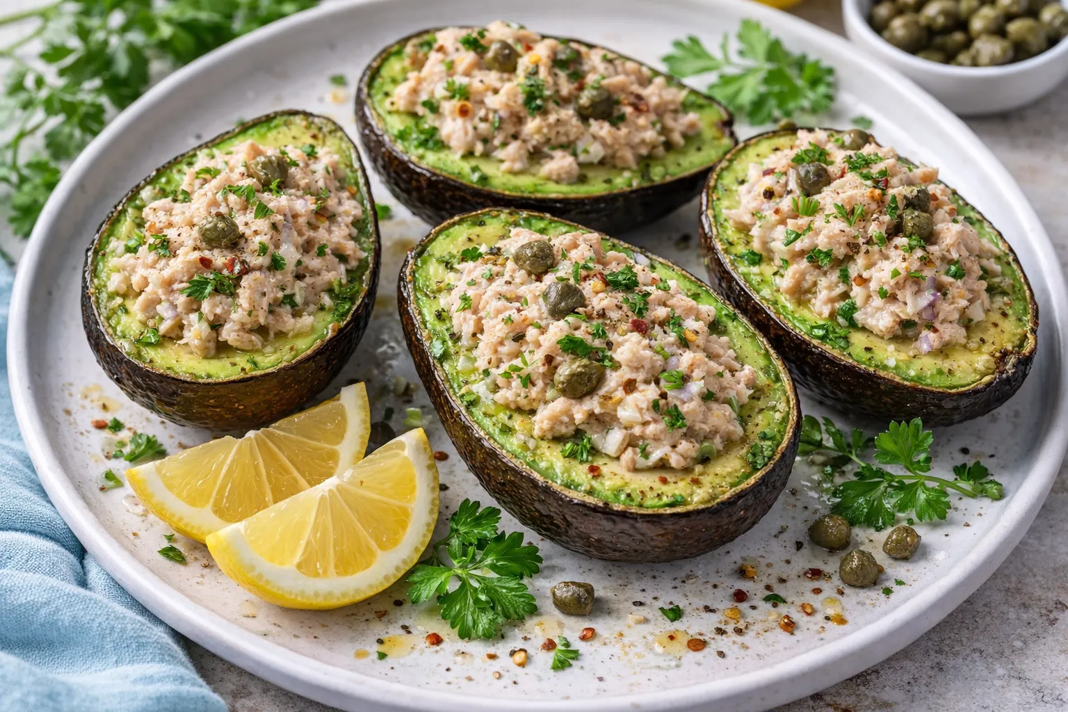 Keto Avocado Stuffed with Tuna