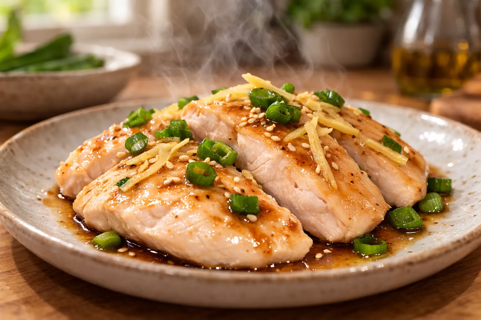 Piletina na pari s đumbirom i soja sosom