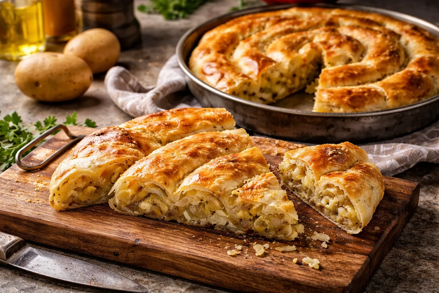 Potato Pie (Krompiruša)