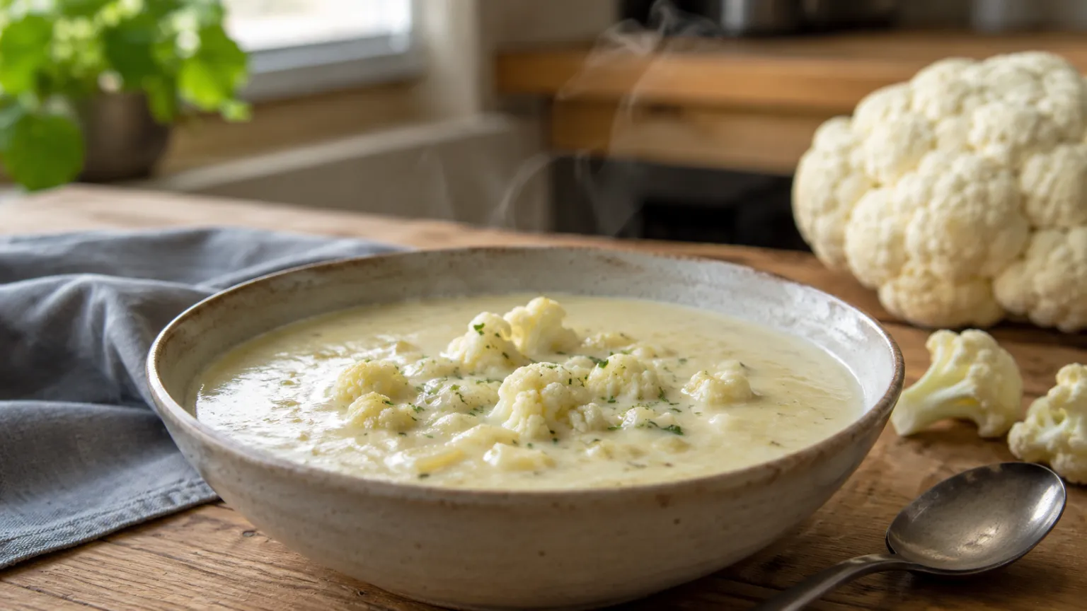 Creamy Bosnian Cauliflower Soup