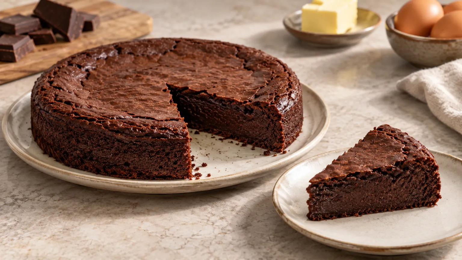 3-Ingredient Chocolate Cake – Quick Easy Recipe