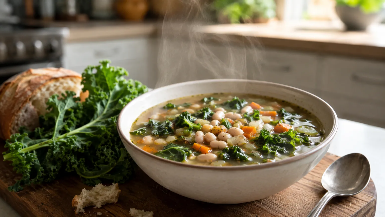 White Bean & Kale Soup