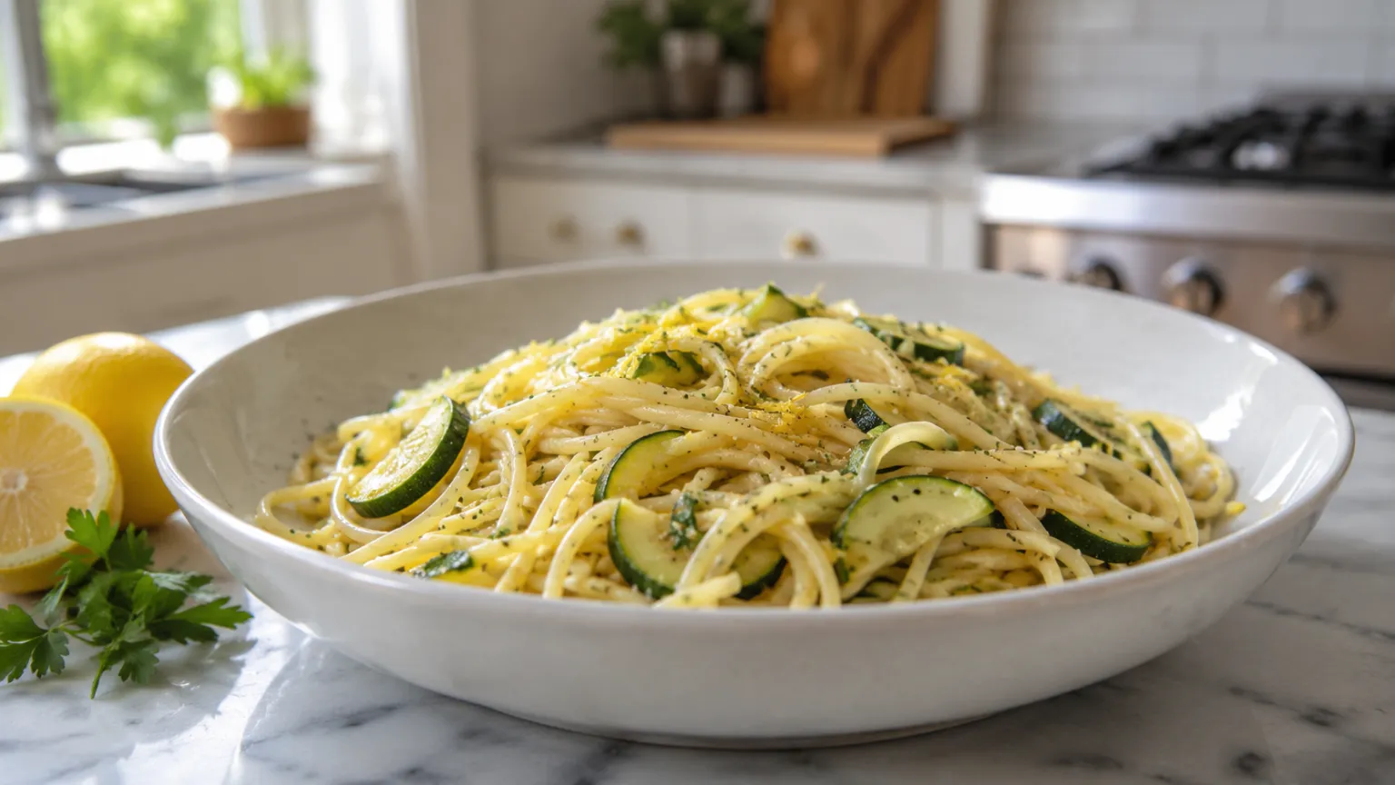 Zucchini Lemon Pasta