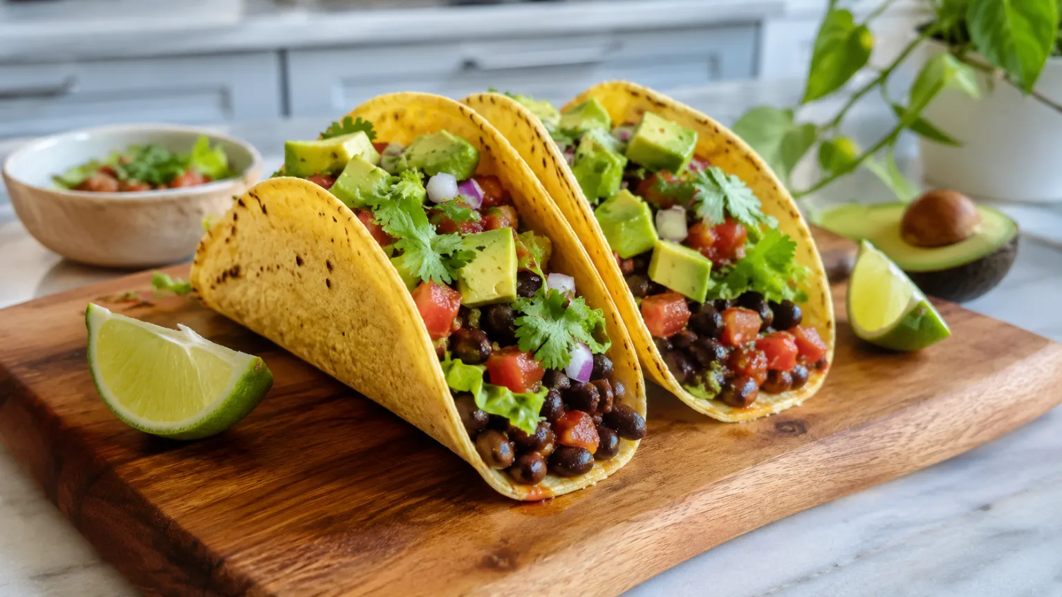Vegan Bean Tacos