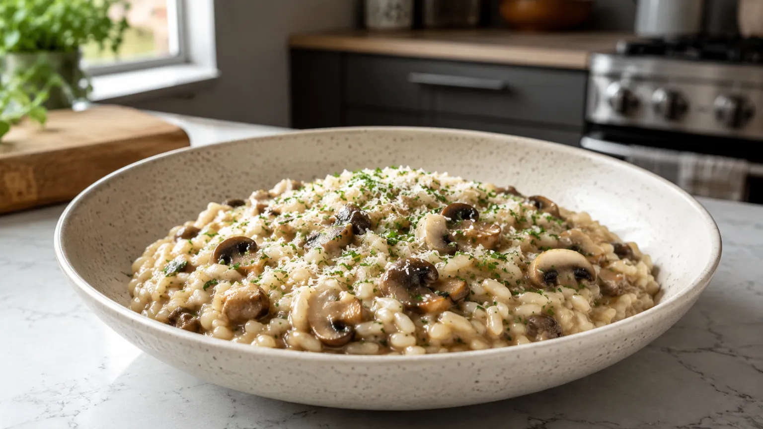 Vegetarian Mushroom Risotto