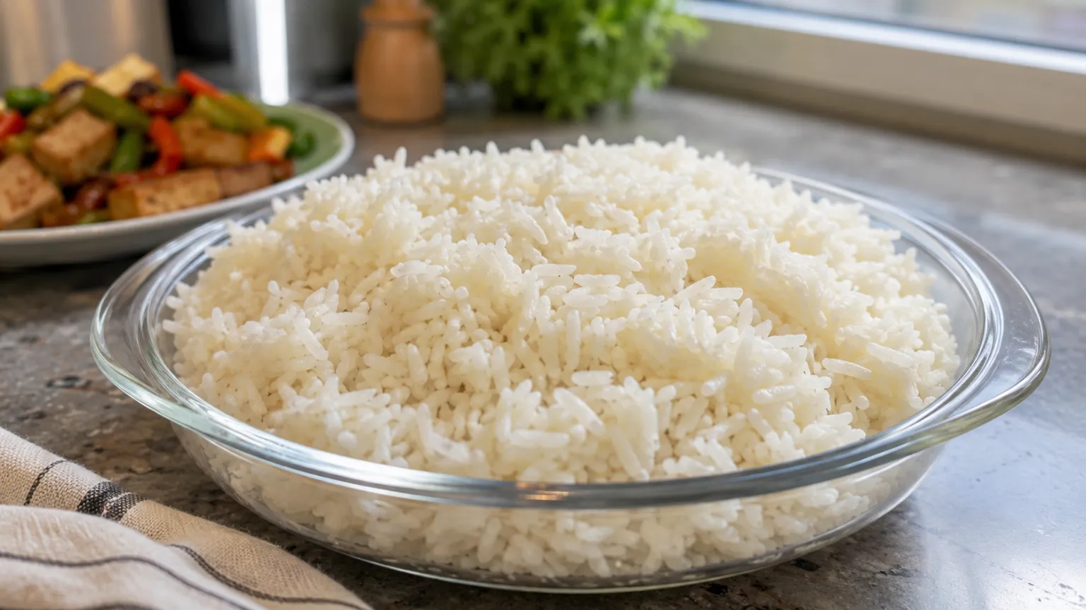 Steamed Jasmine Rice (Asian Style)