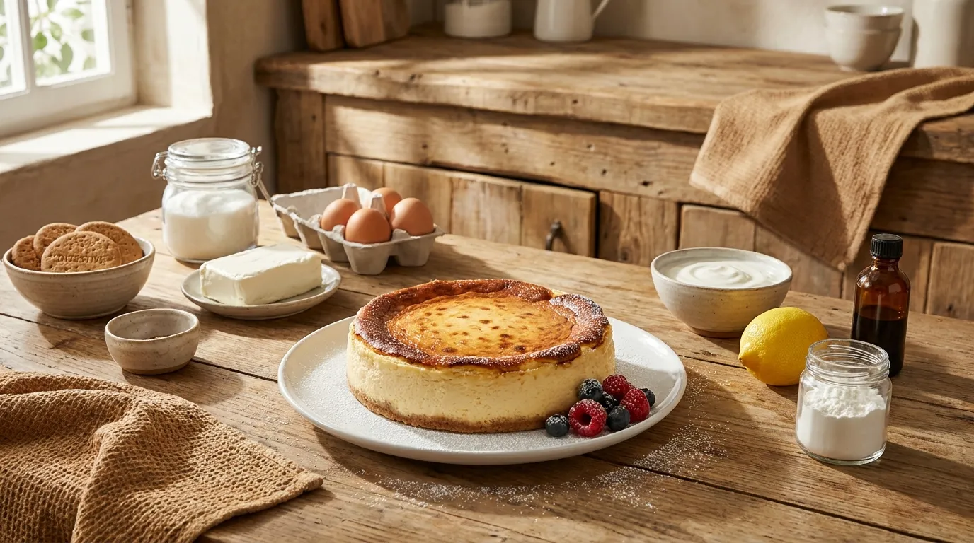 Creamy Baked Cheesecake Recipe – Easy Homemade Method