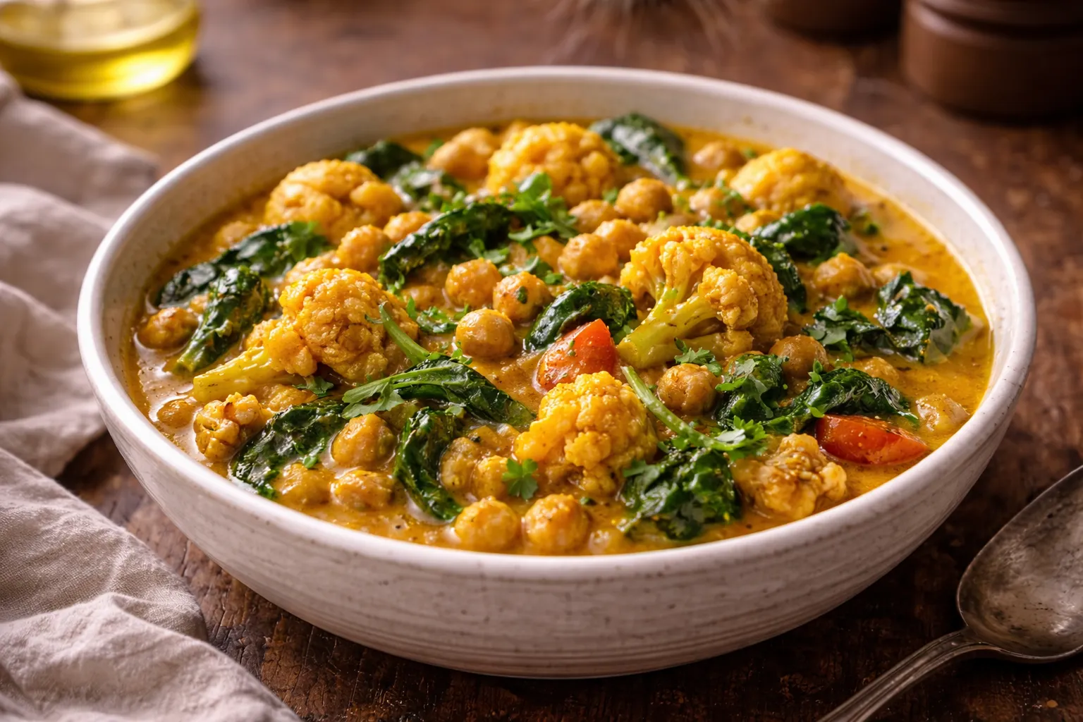 Povrtni curry (light, ali hranjiv) – vegan večera u 40 minuta