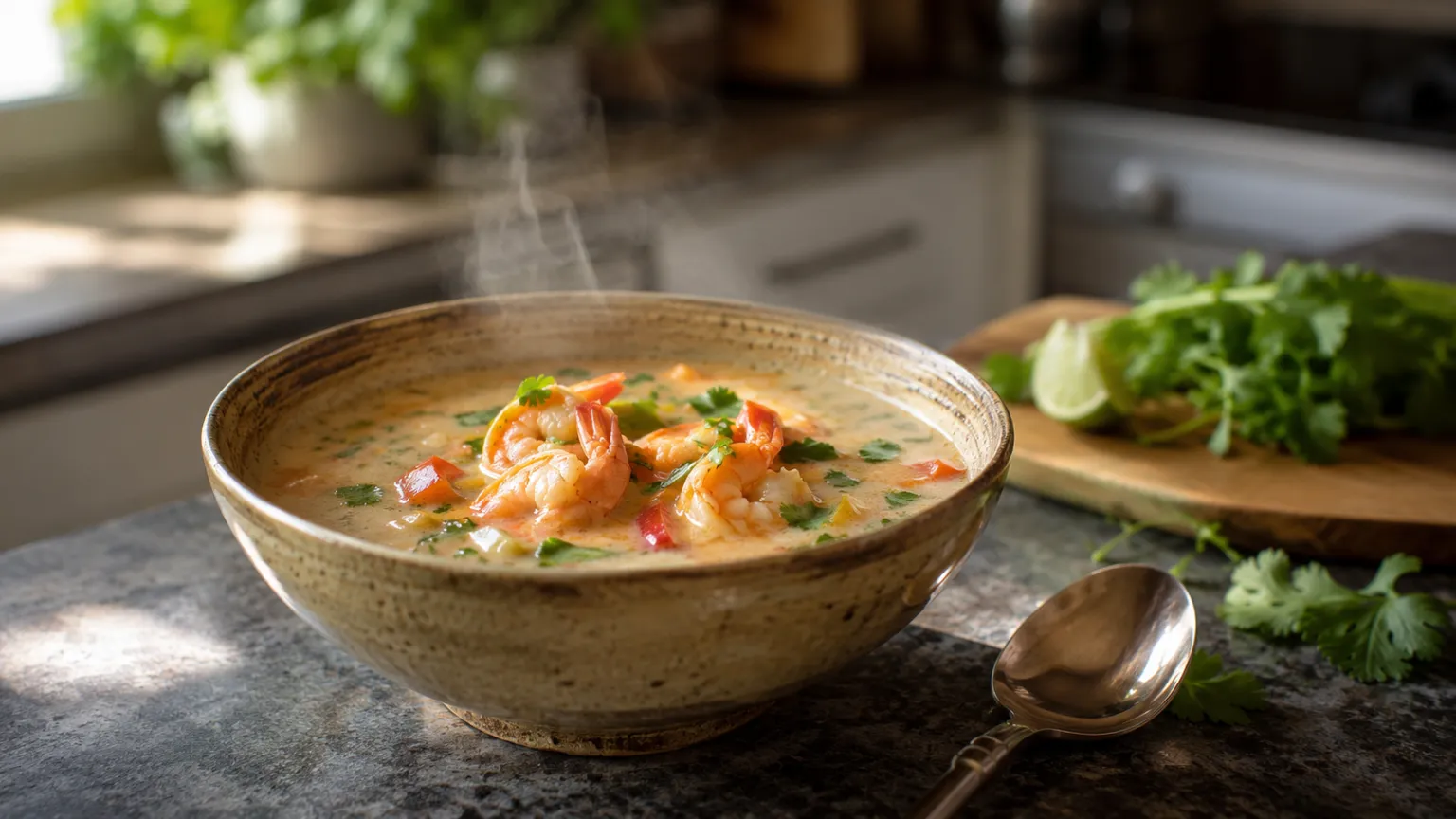 Brazilian Coconut Shrimp Soup