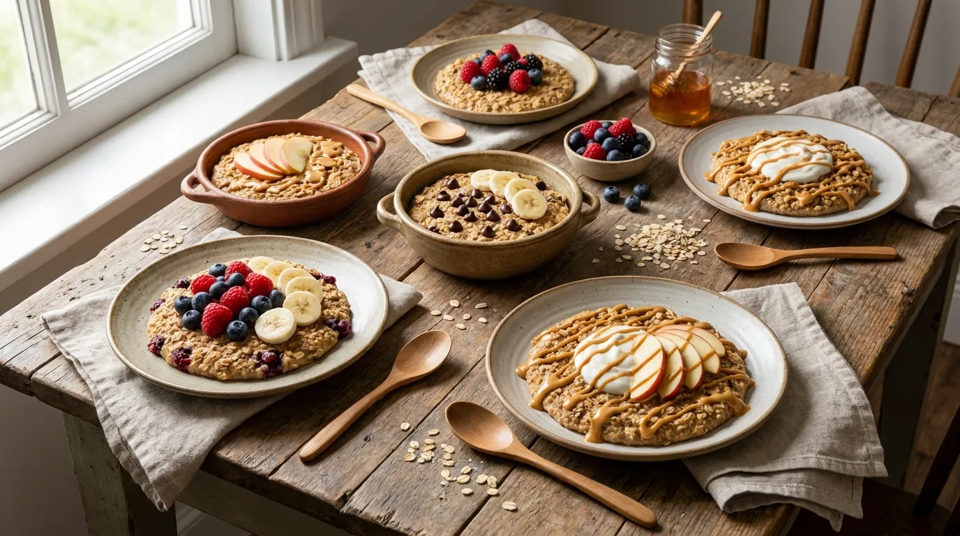Baked Oats in 6 Healthy Breakfast Variations