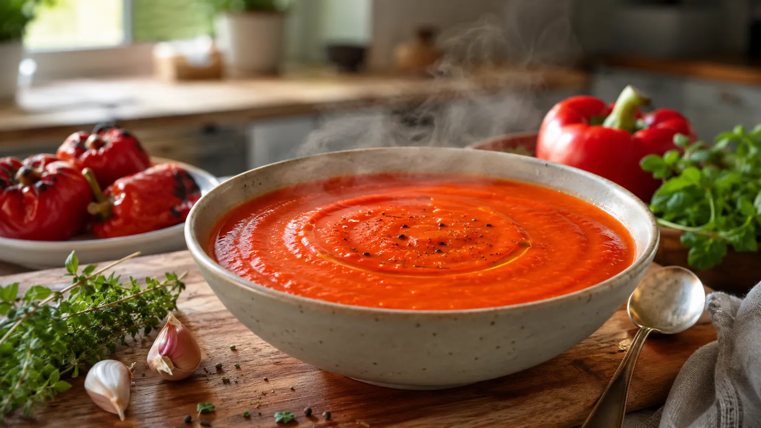 Roasted Red Pepper Soup
