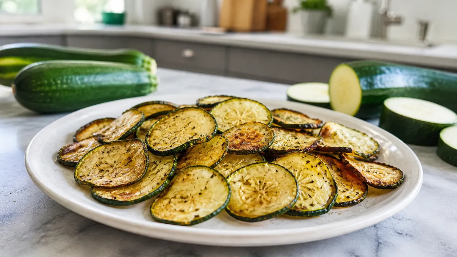 Keto Zucchini-Chips