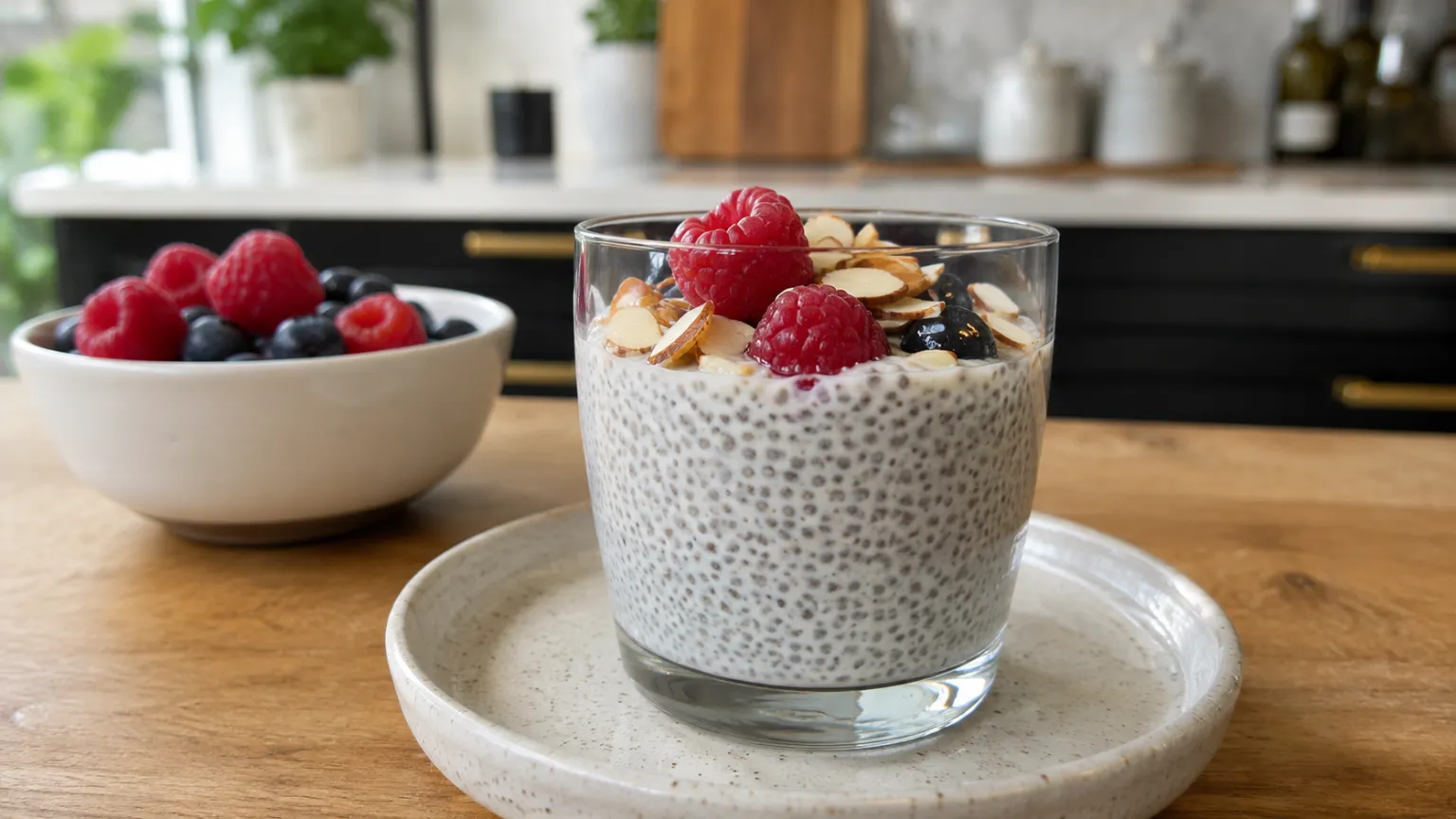 Chia Puding s Bademovim Mlijekom