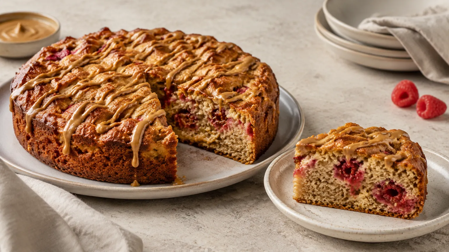 Banana Peanut Butter Fitness Cake Recipe – Healthy and Easy