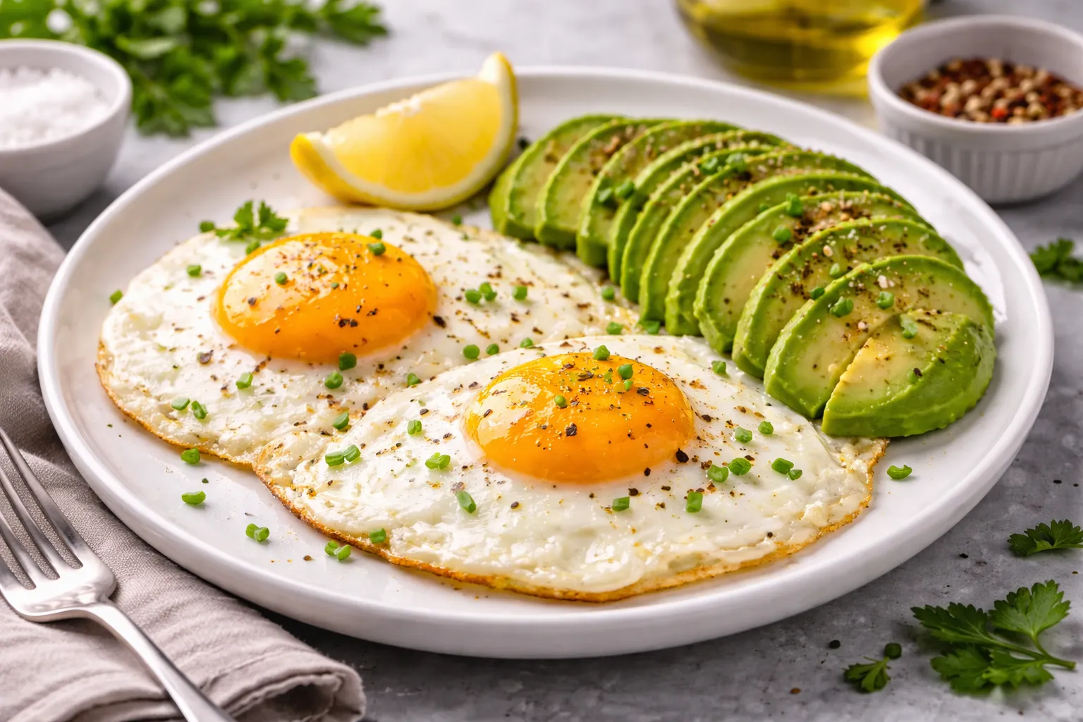 Keto jaja na oko s avokadom