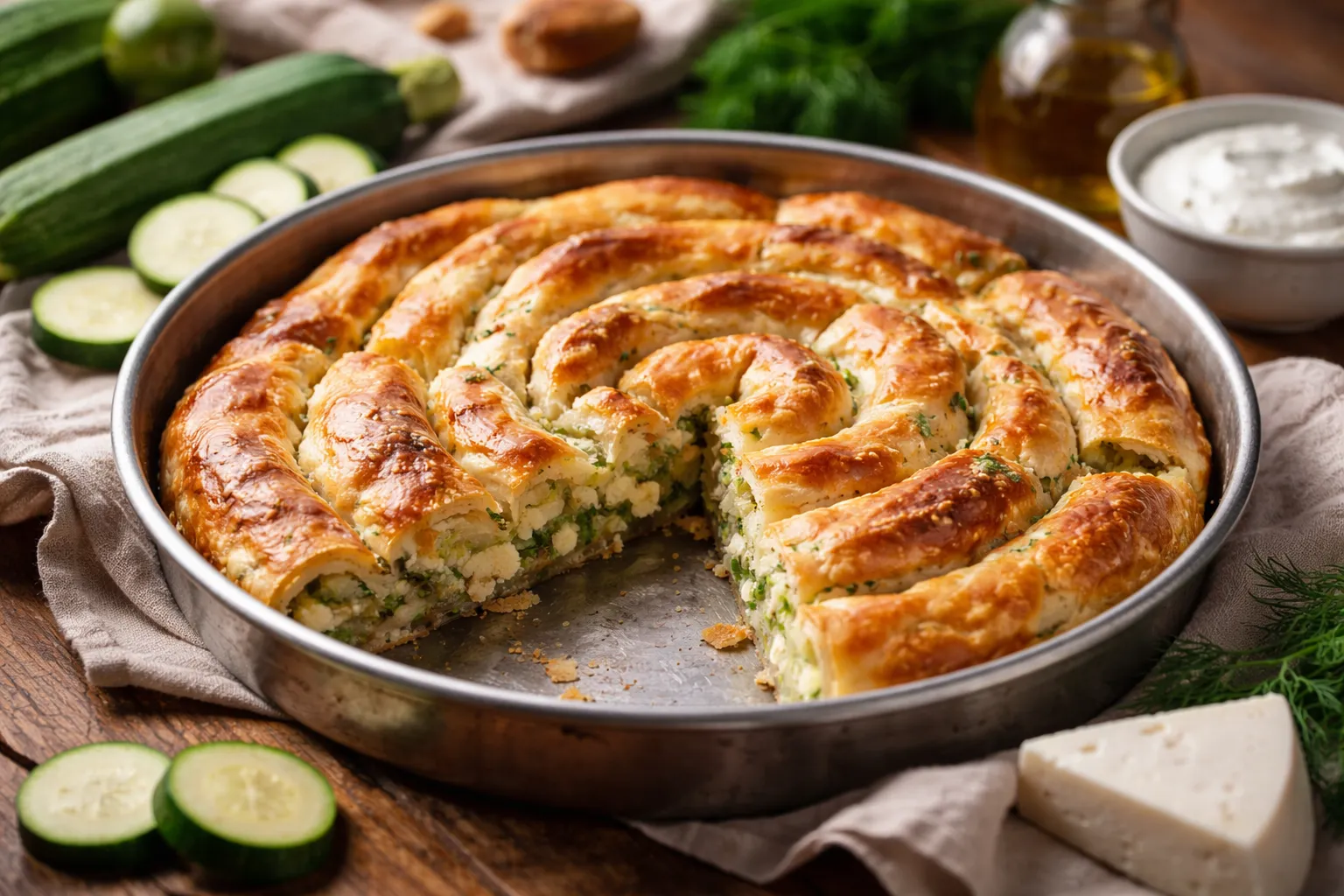 Zucchini Pie (Tikvenica)