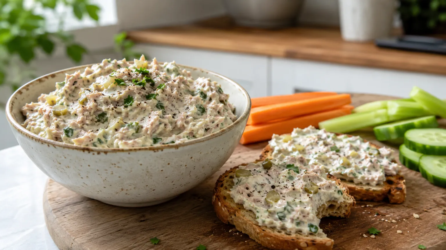 Tuna & Yogurt Spread (No-Cook, 10 Minutes)