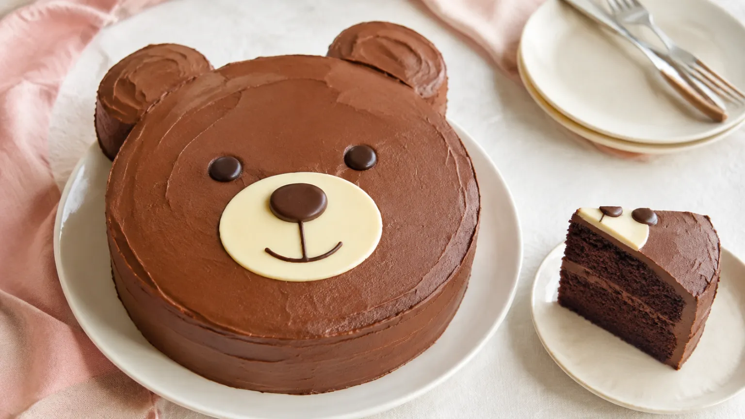 Tortica u obliku životinje – jednostavna torta medvjedić