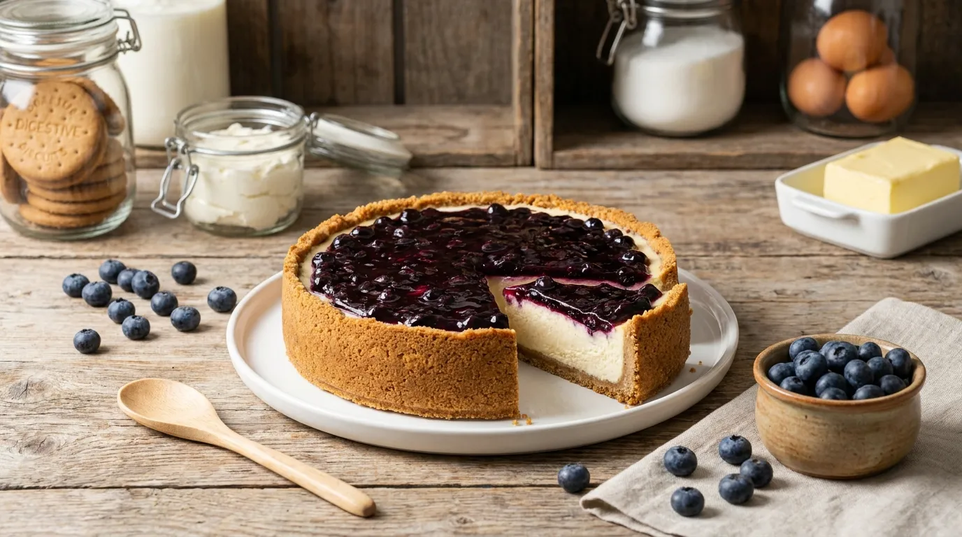 Blueberry Cheesecake Recipe – Easy Homemade Method