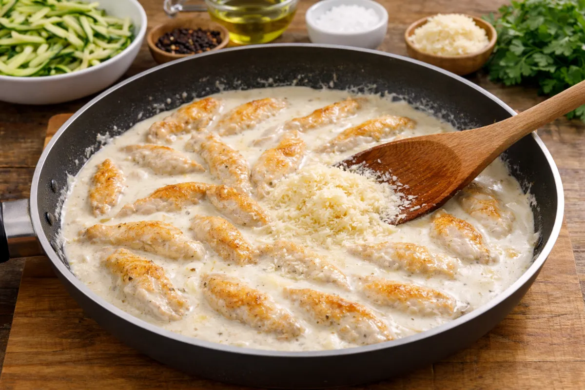 Make Alfredo sauce - Step 7