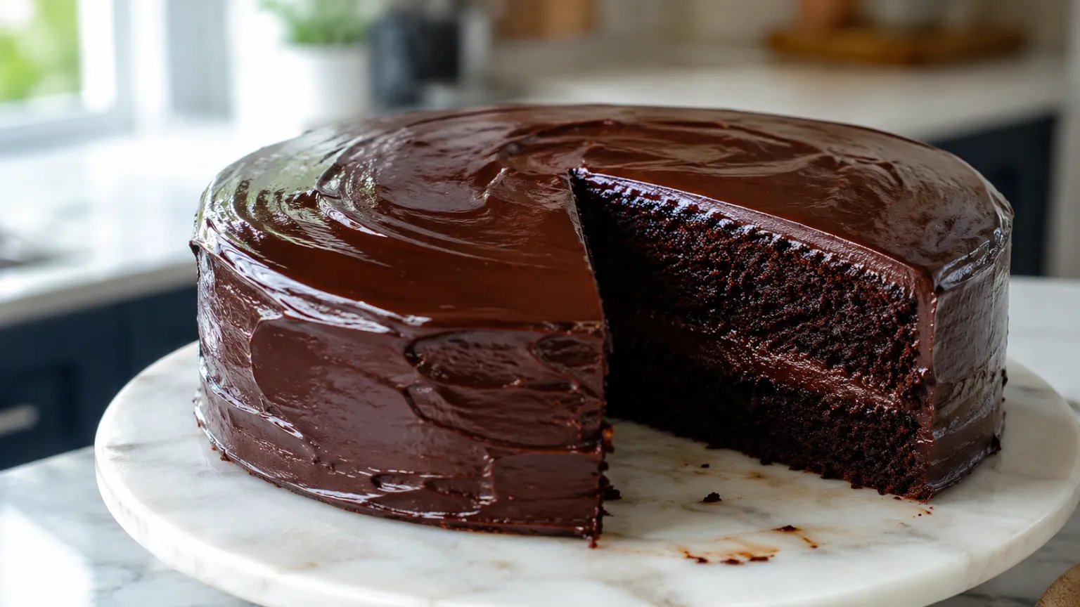 Chocolate Cake with Ganache Cream