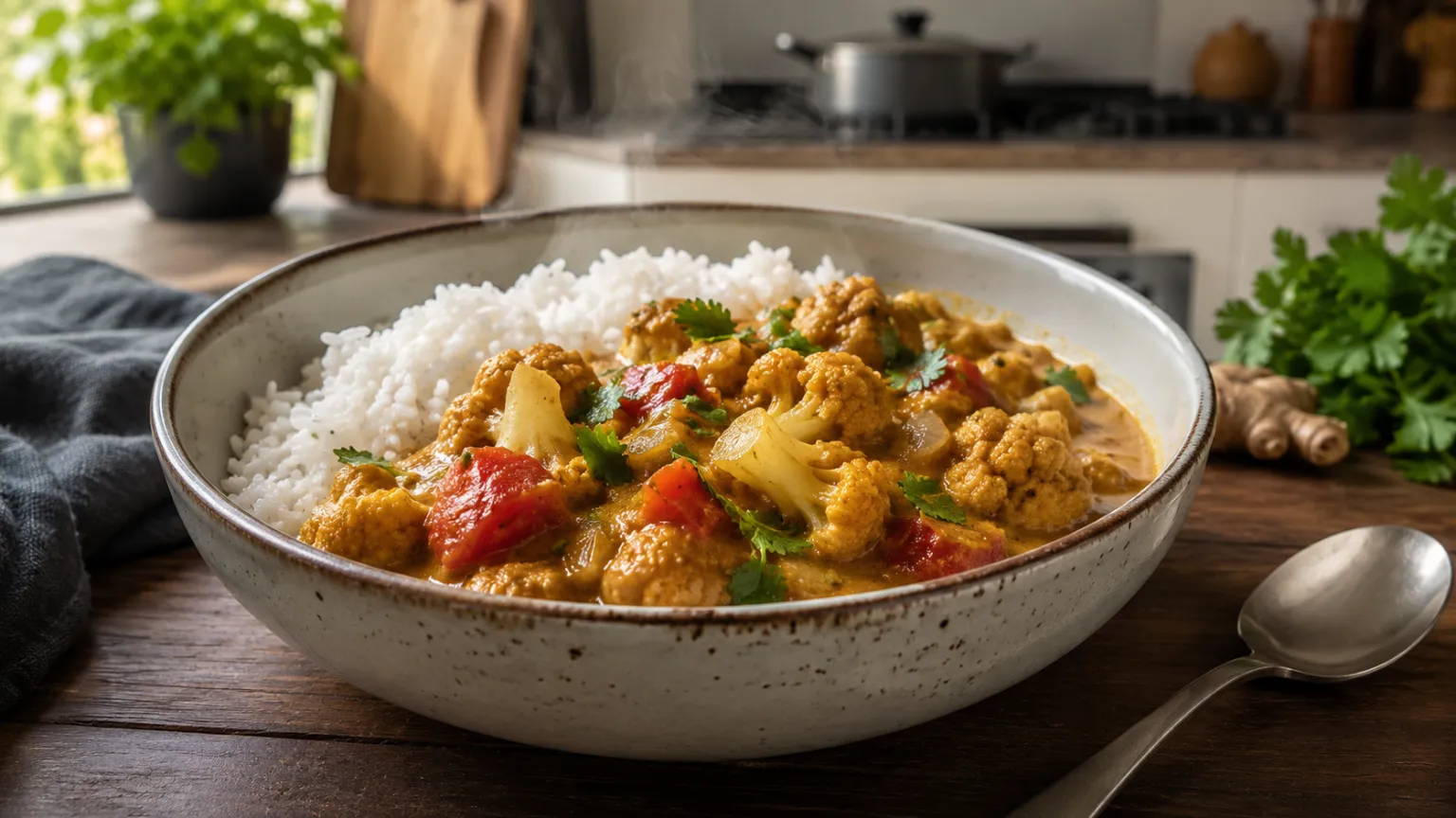 Vegetarian Cauliflower Curry